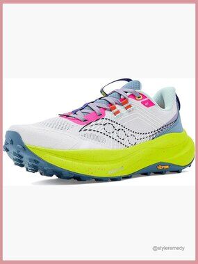 Max Cushioned Trail Running Shoes with Vibram Mega-Grip Outsole